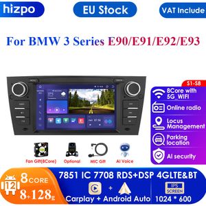 Lecteur Radio multimédia Android pour voiture, 2din, NO-TVA, pour série 3 E90, E91, E92, E93, Navigation GPS, unité principale Audio stéréo, Stock ue