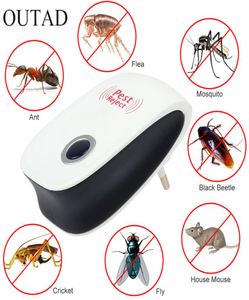 Prise ue Us électronique chat Ultra Anti moustique insecte antiparasitaire souris cafard répulsif antiparasitaire version améliorée 9396490