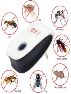 EU US PLIG Electronic Cat Ultrasonic Anti Mosquito Insect Pest Contrower Mouse Cockroach Repeller Repeller Rehanced Version8731683