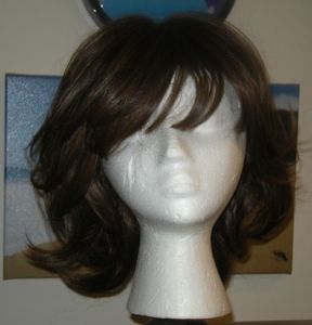 EUC Requel Welch Wig Heat Friendly Embrace Color 68 DRK Chocolate Voir Détails4657069