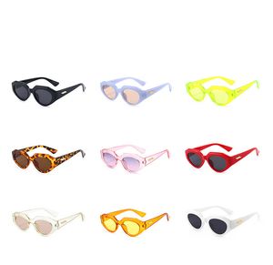 Gafas de sol de montura grande de moda europea y americana, venta al por mayor, gafas cuadradas irregulares para mujeres coreanas con cara pequeña