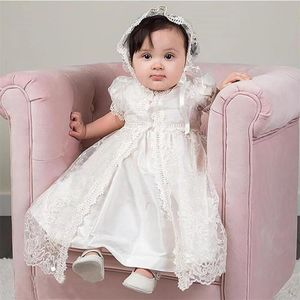 Primer vestidos de comunión Dress Baptist Girl Birthday Princess Princess de 3 piezas Falda de la Sellada Exterior MQ1785