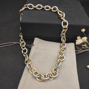 Collar de corazón europeo para mujer, collar de diseñador, joyería larga para hombres, DY, joyería clásica brillante, collar de diseñador para mujer, bisutería de boda que nunca se desvanece zl124 E4