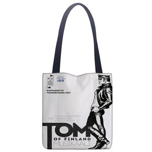 Sacs de soirée personnalisés Tom de Finlande Peinture Impression Sac à bandoulière Toile Fourre-tout Shopping Voyage Livre Sac à main LogoSoirée