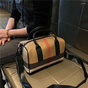 Sac à bandoulière en toile de vachette à carreaux pour femmes sacs à main et sacs à main de luxe