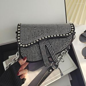 Sacs de soirée argent noir cristaux pochette pour femmes filles mousseux bandoulière mariage bal fête Club sacs à main sacs à main 2023