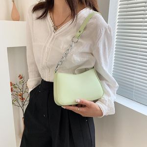 Sacs de soirée couleur unie sac pour femmes femme épaule en cuir PU Style coréen été petit mode Shopper carré avec anneau circulaire