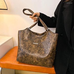 Sacs de soirée Femme Dame Leopard Imprimé grande capacité Pu Leather Handbag Totes Satchel Underar Sac Girls Femme Vintage Purse épaule