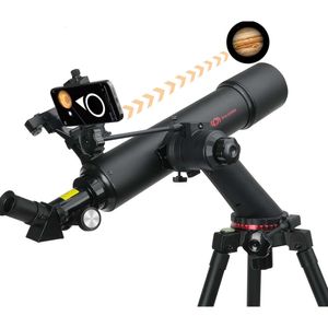 Explorez l'univers avec le télescope intelligent Galaeyes 600 x 92 mm AZ - parfait pour les adultes et les enfants de 8 à 12 ans - comprend le système de détection de la lumière des étoiles