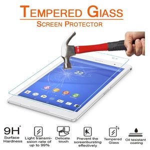 Protecteur d'écran en verre trempé anti-déflagrant 9H 0,3 mm pour tablette Sony Z2 Z3 Z4 10.1