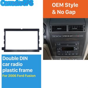Fascia d'autoradio Double Din exquis pour Ford Fusion 2006, cadre de montage de tableau de bord, adaptateur stéréo automatique