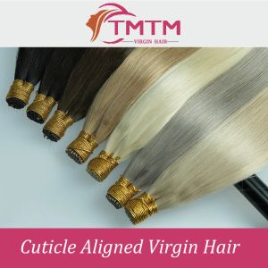 Extensiones Alta calidad I Tipa Extensión Cabello virgen liso 1G/Cápsula de hilo queratina Natural rubia rubia fusión cabello de fusión itips