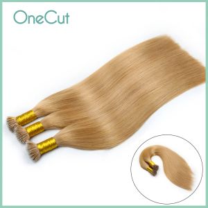 Extensions Nano Ring Micro Perle Boucle Human Hair Hair Extentions 100% réel Remy Hair Natural Machine Making Right Pure Color Prébond Nano Tip