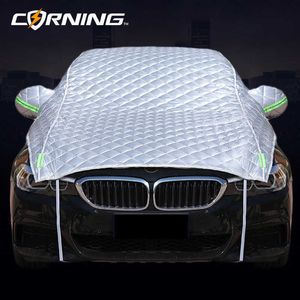 Couverture de voiture extérieure Accessoire extérieur Auvents Étanche Full Universal Pare-brise Auto Covers Protéger la preuve de la grêle pour véhicule SuvHKD230628