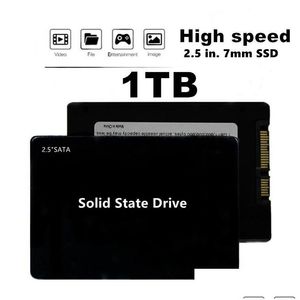 Dischi rigidi esterni Disco rigido da 1 TB 512 Gb Sata3 Ssd da 2,5 pollici Tlc 500 Mb/S Stato solido interno per laptop e desktop Drop Deli esterno Dh6Eb