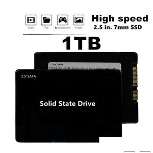 Disques durs externes 1 To 512 Go Disque SATA3 2,5 pouces SSD TLC 500 Mo / S Solid State pour ordinateur portable et de bureauExternal Drop Del Dhq5T