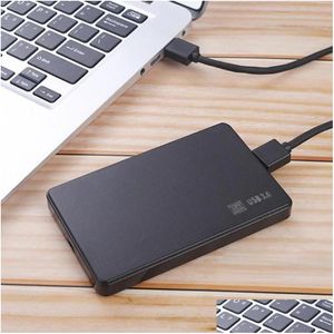 Disques durs externes 2,5 pouces Sata vers USB 3.0 2.0 Adaptateur HDD SSD Box 5 6Gbps Support 2 To Boîtier de disque pour Windowsss Dro Dhrpo