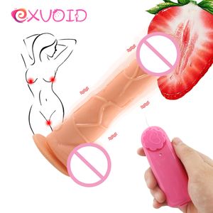 EXVOID énorme pénis 360 Rotation vibrateur jouets sexy pour les femmes vraie bite artificielle bite femme masturbateur réaliste gode