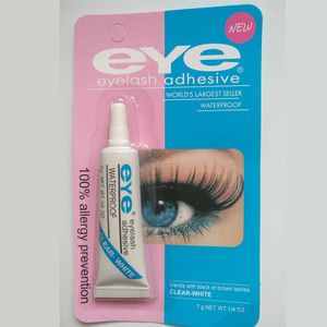 Adhésifs pour faux cils, colle noire, transparentes, blanches, super collantes, 7g, livraison par epacket, outils de maquillage, accessoires