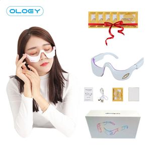 Eye Massager 3D Smart Vibration EMS Micro Current Pulse Compress Wrinkle Reduction Remove Dark Circle Fatigue Relieve 231030