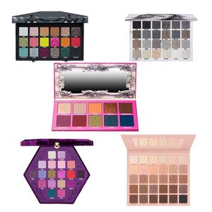 Ombre à paupières 18 couleurs Palette de fard à paupières Nacré Mat Violet Noir Blanc Rose Marron Haute Qualité Étanche Contour Pigment Maquillage Boîte 230718