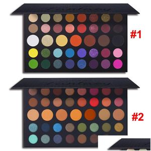 Sombra de ojos Belleza Ucanbe Sombra de ojos Paleta de maquillaje Fantasía 39 colores Desnudo Mate Brillo Bronce altamente pigmentado Neutral Smoky Highlig Dh6Ah