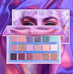 Sombra de ojos Maquillaje Sombra de ojos 18 colores Paleta Brillo Mate Sombras de ojos Paletas Mujer Regalos de Navidad Entrega de gotas Salud Belleza Ey Dhxgd