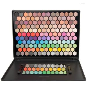 Ombre à paupières professionnelle 149 couleurs Palette de fard à paupières Palette mate scintillante colorée avec miroir Kit de maquillage beauté