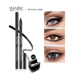 Eye ShadowLiner Combinaison IMAGIC Eyeliner Pen Étanche 1pcs Noir Maquillage Beauté Cosmétique Tool1pcs Taille-crayon 230728