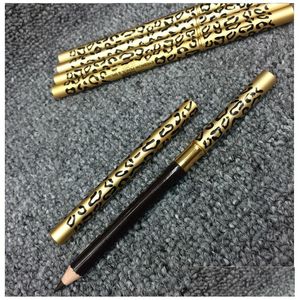 Mejoradores de cejas Lápiz a prueba de agua con pincel Maquillaje Leopard Eyeliner Maquiagem 5 colores Sombra a metal Herramienta de maquillaje Drop Delivery Dhyxn