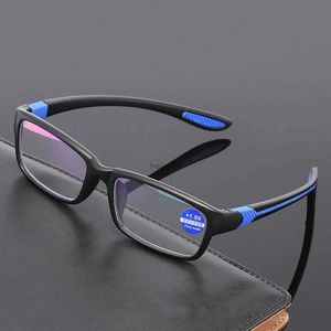 Monture de lunettes lunettes de lecture pour hommes femmes sport Anti-lumière bleue lunettes de lecture noir rouge TR90 cadre presbytie lunettes +100 à +400