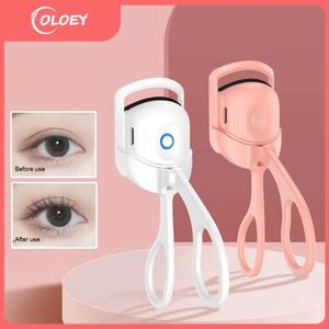 Eyelash Curler Mini Portable Charging Heated Eyelash Curler Shaping Long Lasting Curling Electric Eyelashes Clip Eye Lash Beauty Makeup Tools 230629