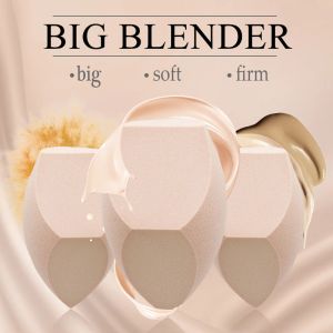 Eyeliner 50pcs Nom personnalisé Maquillage Big Taille Foundation Sponge Makeup Cosmetic Poiff Powder Smooth Beauty Cosmetic Make Up Sponge Puff