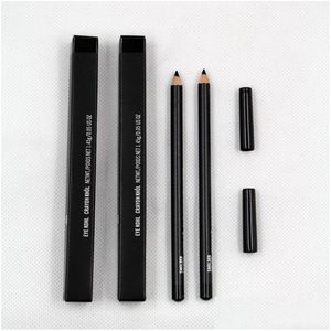 Eyeliner Crayon Smolder Eye Kohl Crayon imperméable de couleur noire avec boîte facile à porter Liner de maquillage cosmétique naturel longue durée Drop Dho6L