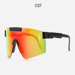 Lunes à cycle de lunettes Doudes larges Lunettes de soleil rouges Rose Double LECTRE MIRORE POLARISÉE DOUBLE TR90 CADRE UV400 Protection avec Case 2024 Top Sell 5255