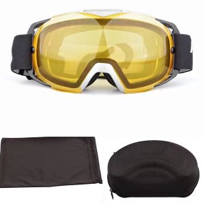 Eyewear New Night Vision Ski Goggles Double couches Antifog Ski Mask Glasses Ski Snow Men Women Snowboard Set Goggles Drop Shipping