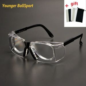 Eyewears 2023 Gafas de seguridad en el trabajo AntiSplash Viento A prueba de polvo Gafas protectoras Marco de lente óptica para investigación Ciclismo Protector de ojos