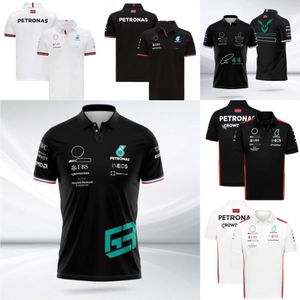 F1 Formula 1 T-shirt summer short-sleeved polo shirt same style customization