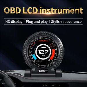 F10 OBD2 GPS voiture HUD jauge navigation affichage tête haute compteur de vitesse numérique projecteur Turbo température de l'huile ordinateur de voiture accessoires voiture