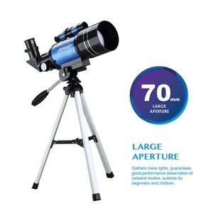 F1183858.27 pouces télescope astronomique monoculaire avec trépied réfracteur Spyglass Zoom haute puissance puissant pour l'espace astronomique