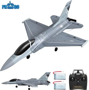 F16 4CH RC Plane 2.4G 6-Axis Falco Avión de control remoto Avión acrobático de una tecla Ala fija F22 RC Fighter Modelo Juguetes de espuma para niños 240118