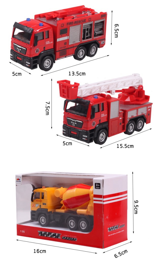 Alloy Truck Model Toy, Aerial Ladder Fire Truck Model, Water Tanker,Garbage Truck,Concrete Pump, for Christmas Kid' Gift, Free Shipping
Alloy Truck Model Toy, Aerial Ladder Fire Truck Model, Water Tanker,Garbage Truck,Concrete Pump, for Christmas Kid' Gift, Free Shipping