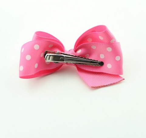 Hot Selling 50pcs/lot 3 inch Sweet Girls' Hair Accessories hair bows hairs clip grosgrain ribbon Bows HD3298