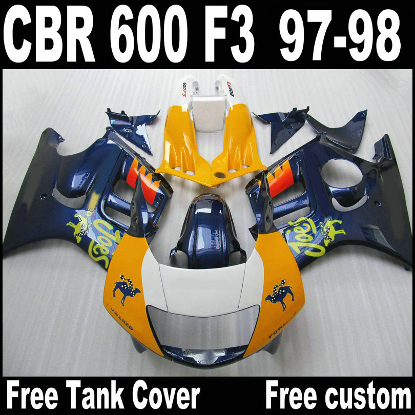 Free 7 gifts bodywork fairings for HONDA CBR600 F3 1997 1998 CBR 600 97 98 blue orange plastic fairing kit QY32, Same as the picture shows
Free 7 gifts bodywork fairings for HONDA CBR600 F3 1997 1998 CBR 600 97 98 blue orange plastic fairing kit QY32, Same as the picture shows