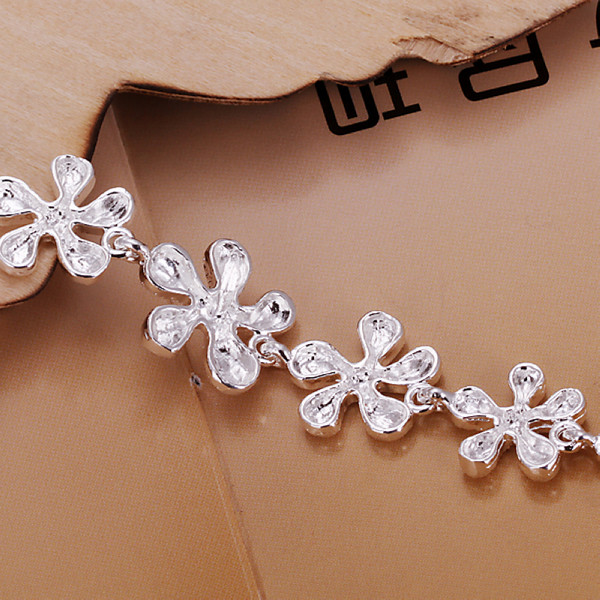 Hot sale best gift 925 silver Full Plum Bracelet DFMCH156,brand new fashion 925 sterling silver Chain link bracelets