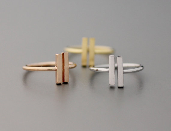 Fashion Unique Bar Adjustable rings, Open the two strip rings, personality of silver plated rings for women
Fashion Unique Bar Adjustable rings, Open the two strip rings, personality of silver plated rings for women