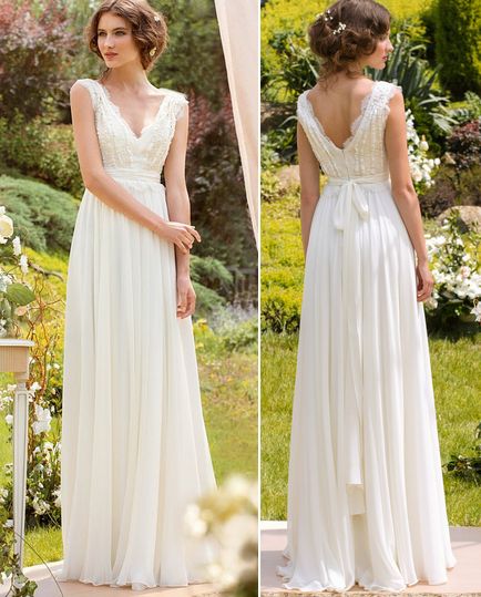 Hot Selling V Neck Appliques Lace White Sweep Train Wedding Dresses Bridal Gowns with Sash In Stock, Black
Hot Selling V Neck Appliques Lace White Sweep Train Wedding Dresses Bridal Gowns with Sash In Stock, Black