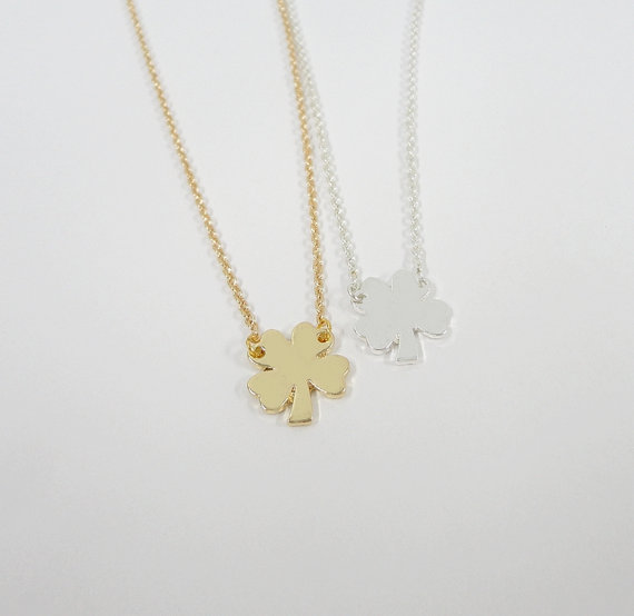10PCS Tiny Four Leaf Clover Necklace Lucky Clover Necklaces Simple Shamrock Necklaces for Good Luck Birthday Gifts, Silver
10PCS Tiny Four Leaf Clover Necklace Lucky Clover Necklaces Simple Shamrock Necklaces for Good Luck Birthday Gifts, Silver