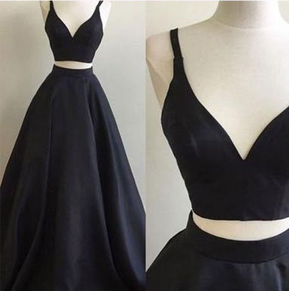 Hot Selling A-Line Sexy Two Piece/2 Piece Satin Long Prom Dresses Evening Dresses for Women In Stock Dress, Purple
Hot Selling A-Line Sexy Two Piece/2 Piece Satin Long Prom Dresses Evening Dresses for Women In Stock Dress, Purple