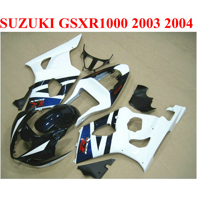 ABS full fairing kit for SUZUKI GSXR1000 2003 2004 K3 k4 white blue black bodywork fairings set GSX-R1000 03 04 BP44, Same as the picture shows
ABS full fairing kit for SUZUKI GSXR1000 2003 2004 K3 k4 white blue black bodywork fairings set GSX-R1000 03 04 BP44, Same as the picture shows